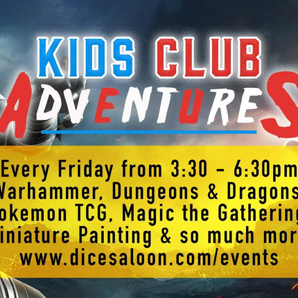 Kids Club Adventures ages 8-15 - September 18, 2026