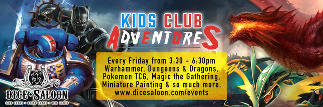 Kids Club Adventures ages 8-15 - August 28, 2026