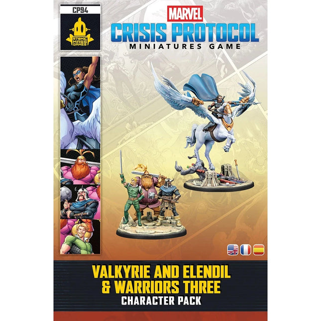 Marvel Crisis Protocol:  Valkyrie and Elendil & Warriors Three PREORDER