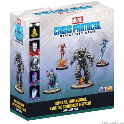 Marvel: Crisis Protocol Iron Lad, Iron Monger, Kang The Conqueror & Rescue