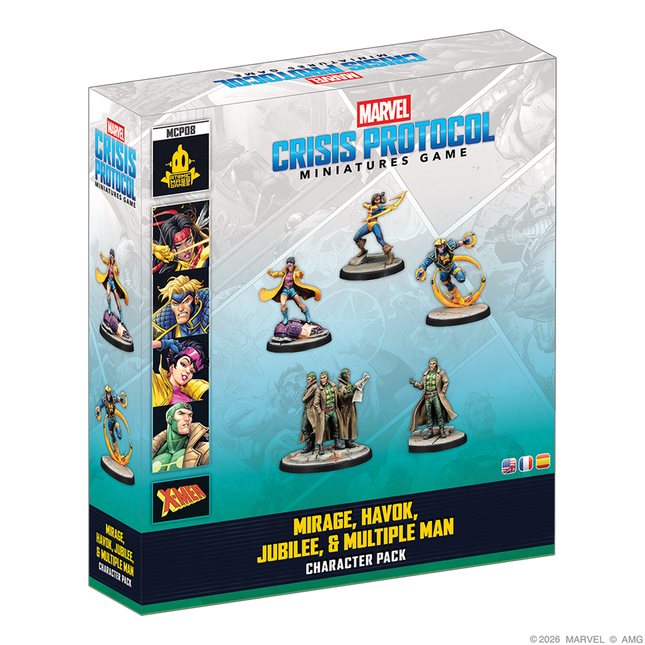 Marvel Crisis Protocol – Dani Moonstar, Jubilee, Multiple Man and Havok