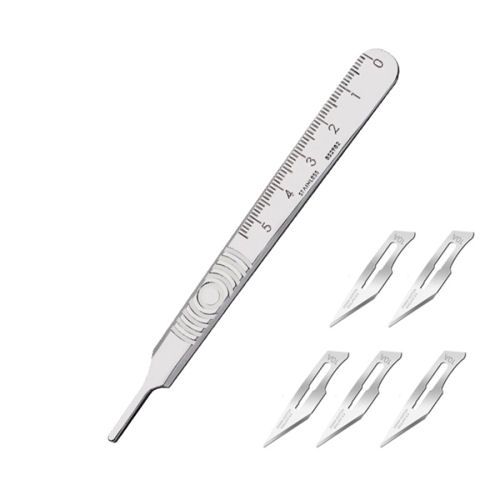 Swann-Morton No.3 Scalpel Handle & No.10A Blades (5)