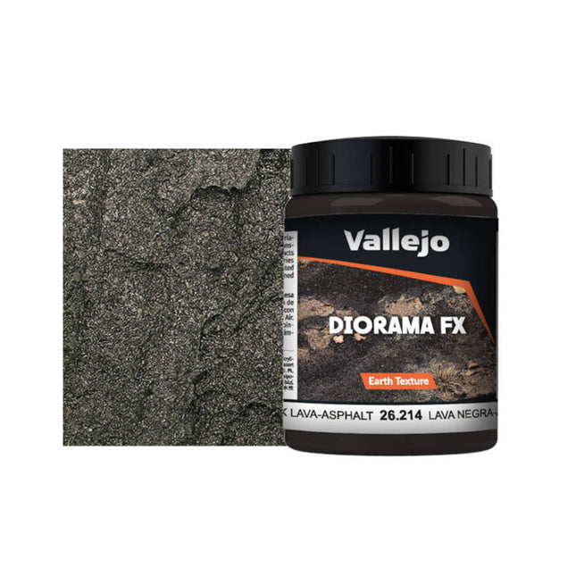 Vallejo Diorama FX 200ml Black Lave-Asphalt