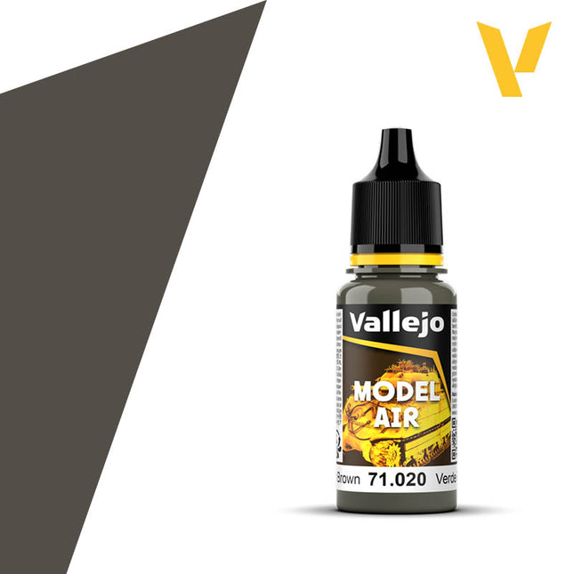 Vallejo Model Air - Green Brown