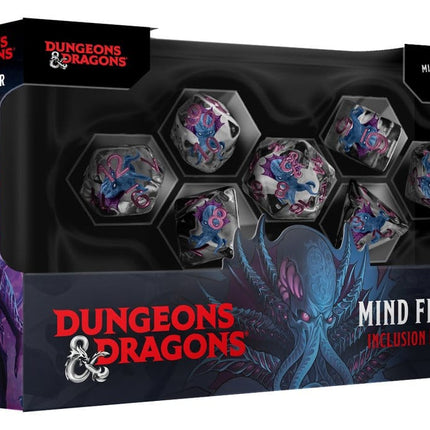 Dungeons & Dragons Monsters Resin Inclusion Dice Set Mind Flayer (7)